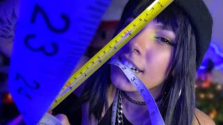 ASMR  Chaotic amp Unpredictable Measuring You 💚📐 [upl. by Jennine342]