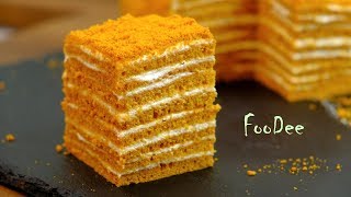 МЕДОВИК за 30 минут  Простой рецепт без раскатки коржей  Honey Cake recipe [upl. by Asilam]