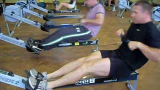 Indoor Rowing World Record  300m  416s  Rob Smith Basingstoke 2010 [upl. by Silenay]