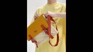 Summer Essential Stylish YellowOrange Laptop Sling Bag mah shorts bags aesthetic [upl. by Dirraj174]