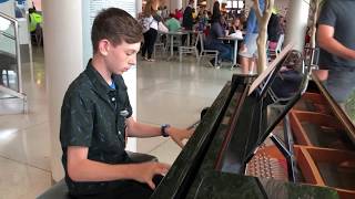 The Entertainer performed by 13 yearold volunteer pianist [upl. by Leira]