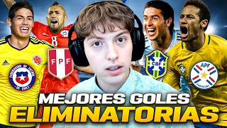 MEJORES GOLES EN ELIMINATORIAS SUDAMERICANAS  REACCION [upl. by Bywoods346]