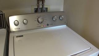 Maytag MVWC565FW washer spin cycle squeal [upl. by Lyall]