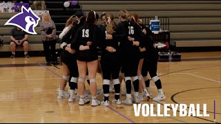 Volleyball Highlights vs the College of Wooster 102123 [upl. by Leafar974]