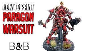 How to paint a Paragon Warsuit [upl. by Abernon]