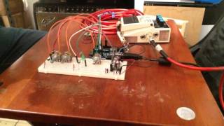 Sintetizador con secuenciador en Arduino primer prototipo [upl. by Boswell429]