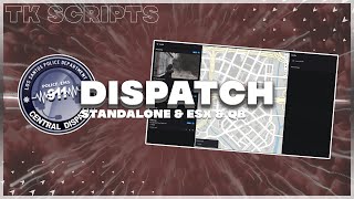 FiveM Dispatch Script Police EMS etc  tkdispatch [upl. by Ellened438]