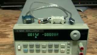 6  Agilent 6612C serial communication [upl. by Hgalehs473]