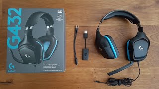 Logitech G432 THE BEST BUDGET GAMING HEADSET Unboxing and Complete Setup [upl. by Lubeck854]