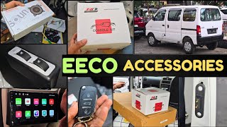 MARUTI SUZUKI EECO ACCESSORIES  POWER WINDOW  CENTRAL LOCKING  ANDROID TOUCH PLAYER  SPEAKER 🔊 [upl. by Annairda]