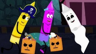 canzone notte di Halloween  Filastrocche  Halloween Night Song  Crayons Nursery Rhymes Italiano [upl. by Nahgrom]