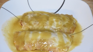 Creamy Chicken Enchiladas Recipe  Receta de Enchiladas  Chicken Enchiladas With Green Chile Sauce [upl. by Schofield118]