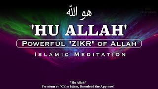 Zikr  Hu Allah ﷺ Powerful Zikr of Allah ﷺ Allah Ho Allah Ho ﷺ Islamic Meditation ﷺ Allah Ka Zikr [upl. by Theona676]