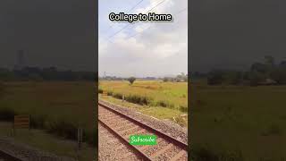 College to Home  train status video shorst viralvideo [upl. by Branen]