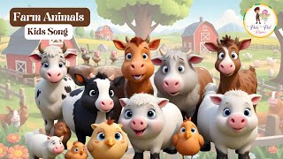 🐄 Farm Animals Song  Kids Song 🎶  Nursery Rhyme  Polo Pal Rhymes rhymesong kidssong kidsvideo [upl. by Ahsienad]