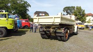 IFA Treffen Ludwigsfelde 2023 IFA H 6 IFA W 50 und IFA L 60 verlassen die Veranstaltung [upl. by Ynnaffit]