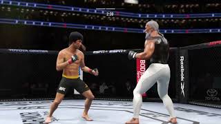 UFC 4 Bruce Lee vs Goken EA Sports Lee Fight [upl. by Noelopan]