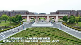 A warm welcome to the new international students in ZJU International Campus [upl. by Yahiya]