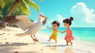 ALBATROSS BEACH CLEAN  UP  KIDS MORAL STORY  EXCLUSIVE ENVIRONMENTAL RESPONSIBILITY IN ENGLISH 🌊 [upl. by Louise]