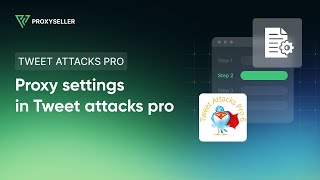 Proxy settings in TweetAttacksPro for Twitter [upl. by Enaols]