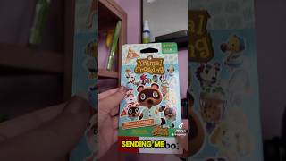 Opening a pack of Animal crossing ammibooo cards  ✨🧡 nintendo gaming acnh animalcrossing [upl. by Belier]