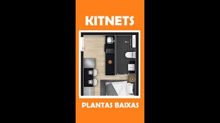 KITNET 10 PLANTAS DE KITNETS DECORADAS  Shorts [upl. by Neely835]