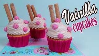 Receta de cupcakes de vainilla [upl. by Etti97]