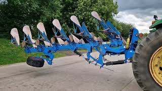 2014 Lemken Jewel 8V 6 furrow hydraulic vari width plough 22490 [upl. by Dlorah666]