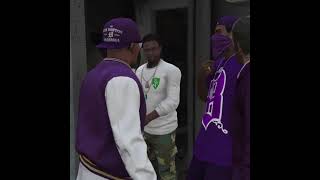 Ballas vs Grove Street  Gang War Mission in GTA 5 gta5 gtav shorts [upl. by Nilram]