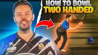 Jason Belmonte Teaches Two Handed Bowling twohandedbowling pba jasonbelmonte stormnation [upl. by Bathesda54]