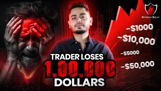 TRADER LOSES 100000  FOREX TRADING  Anish Singh Thakur  Booming Bulls [upl. by Emiatej80]