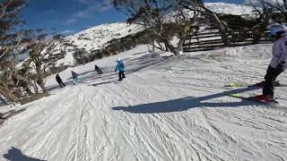 Snow 2024 Leichhardt loop Perisher [upl. by Nomyaw]