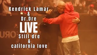 Kendrick lamar ft Drdre  Still dre California love LIVE [upl. by Sreip]