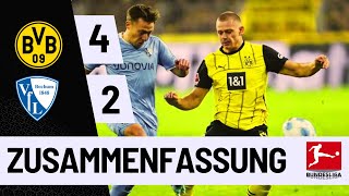 Dortmund 42 Bochum Comeback Victory at Home  Bundesliga 20242025 [upl. by Ellezig]