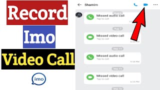 How To Record Imo Video Call On Android Phone [upl. by Quarta]