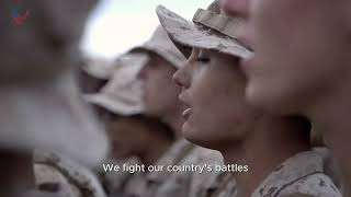 New Marines Singing Marines Hymn [upl. by Verna]