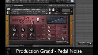 Production Grand Piano Sample Library  Pedal Noise [upl. by Atteselrahc]