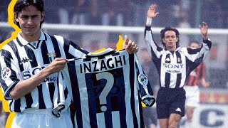 Top 10 BEST Pippo Inzaghi Goals with Juventus 🔥⚽️ [upl. by Ogata]