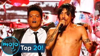 Top 20 Super Bowl Halftime Shows [upl. by Edwards]