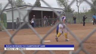 DMACC vs NIACC Bears take 11B Region championship [upl. by Irehs]