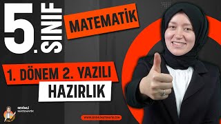 5 Sınıf Matematik  1 Dönem 2 Yazılıya Hazırlık 20222023 [upl. by Harobed780]