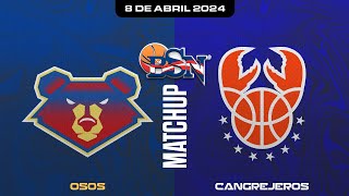 Osos de Manatí vs Cangrejeros de Santurce  BSN2024 [upl. by Linzy105]