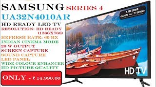 Samsung UA32N4010AR 32Inch Series 4 HD Ready LED TV Unboxing amp Review [upl. by Nnairrek178]