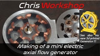 Making an axial fllow generator [upl. by Anawaj]