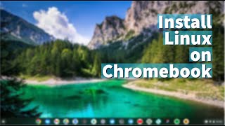 How to install and use linux on chromebook [upl. by Reiners]