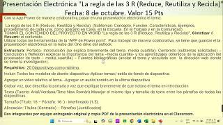 Proyecto Power Point  La Regla de las 3 R [upl. by Culberson]