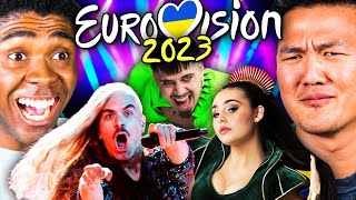 Adults React To Eurovision 2023 Top 10  React [upl. by Asusej]