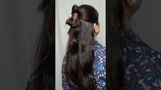 Clawclip girlish Hairstyle💃🥰shortstrandingviraleasyquickhairstylewowbeautifulclawclipshort [upl. by Montfort]