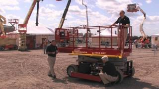 Product Review MEC Crossover 2659ERT Scissor Lift [upl. by Beutler]