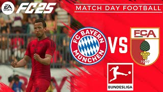 Epic Bundesliga Showdown Bayern Munich vs Augsburg in EA FC 25 ⚡⚽ [upl. by Lledrev482]